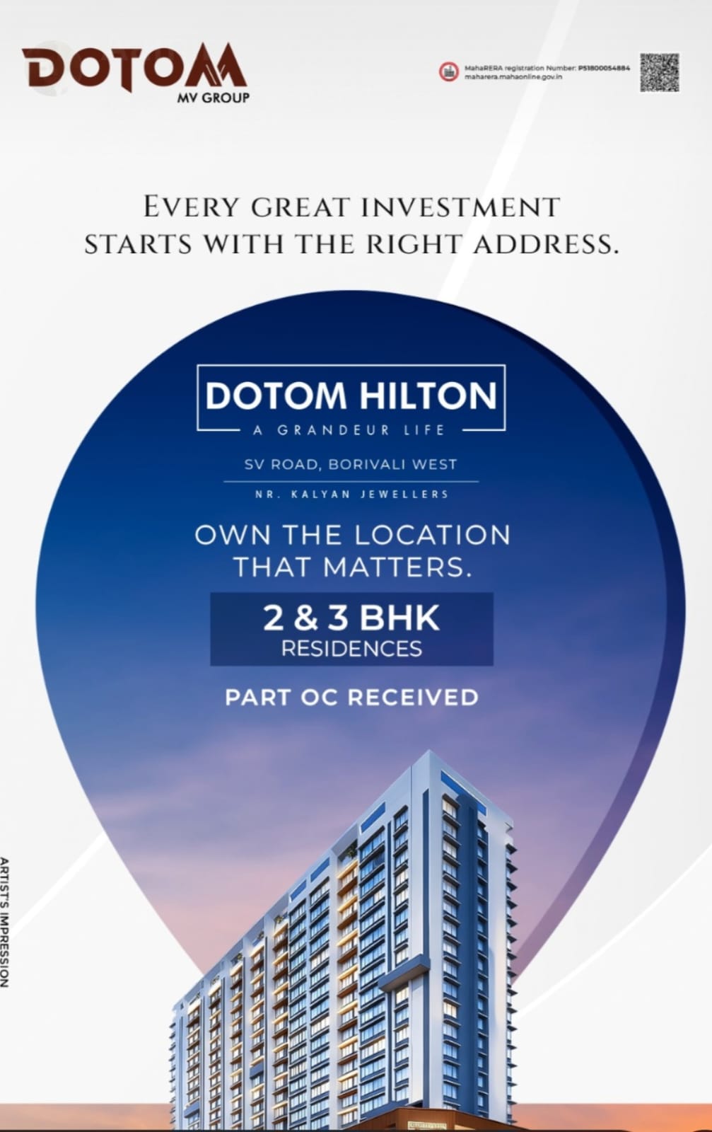 Residential project promotional view
